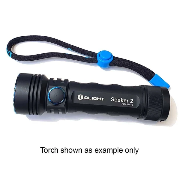 Olight Lanyard with Blue Cord Lock