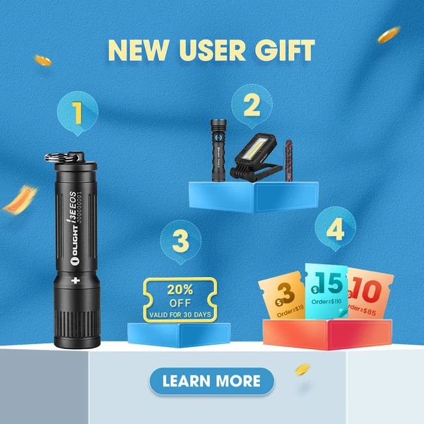 New Registers To Get Olight I3e Black Keychain Light